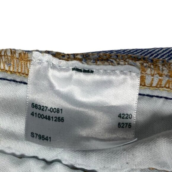 Levis Womens 501 Original High Rise Destroyed Cut Off Blue Jean Shorts US 31 - Picture 15 of 15